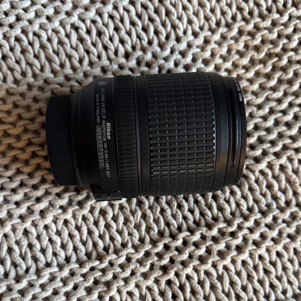 Nikon Black Telephoto Lens